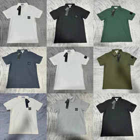 Stone Isdrey short-sleeved T-shirt polo shirt new light and breathable-2794  